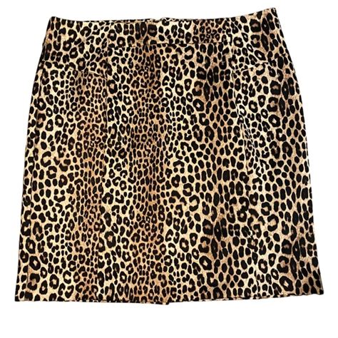 michael kors leopard skirt|Leopard Wool Skirt .